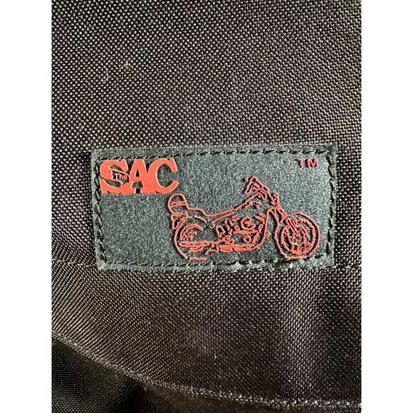 Harley Davidson by SAC Black Motorcycle Sissy Bar Backrest Luggage Bag 20x17x9 - Picture 5 of 11